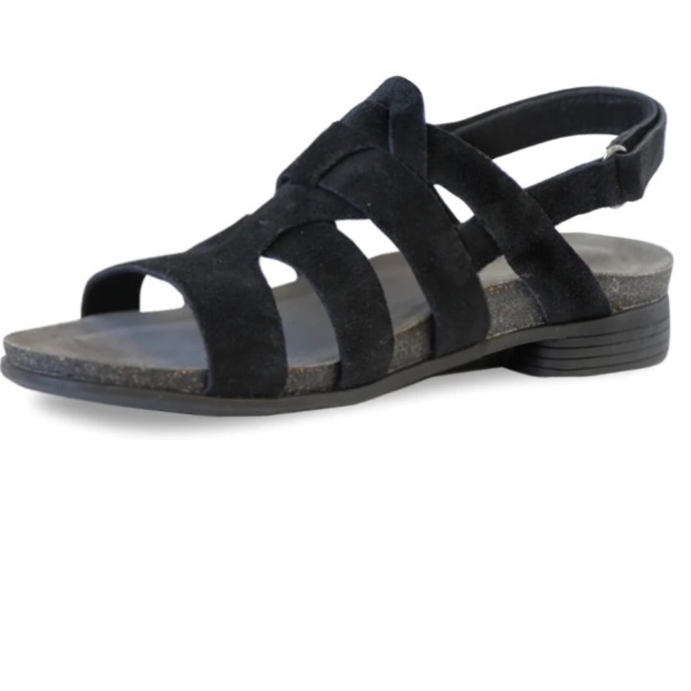 MUNRO  8WW Corine (2023!) Black Suede Sandals NWOT